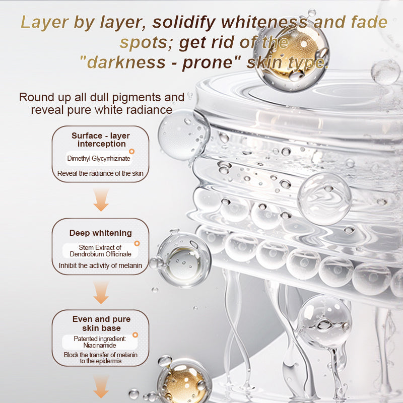 Porcope Aqua-Clear Whitening Toner 100ml 3.52OZ + Soothing Whitening Spot Lightening Lotion 100ml 3.52OZ,A set to improve uneven skin tonedark spots, and acne marks