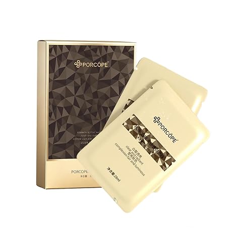 PORCOPE Niacinamide Brighten Moisturizing Sheet Mask-28gx5 EA, Improve Dryness and Roughness,Moisturize,Brighten