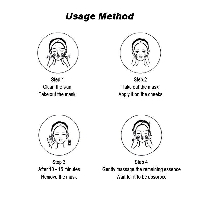 PORCOPE Niacinamide Brighten Moisturizing Sheet Mask-28gx5 EA, Improve Dryness and Roughness,Moisturize,Brighten