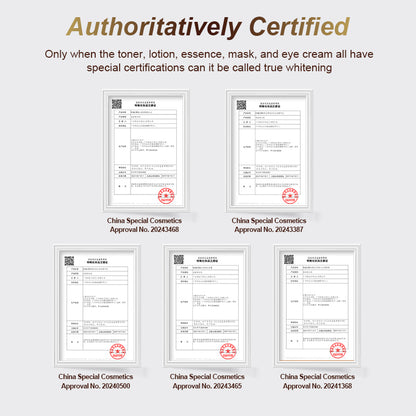 Porcope Aqua-Clear Whitening Toner 100ml 3.52OZ + Soothing Whitening  Spot Lightening Lotion 100ml 3.52OZ，A set to improve uneven skin tonedark spots, and acne marks