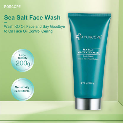 PORCOPE·Facial cleanser oil control cleansing grease soft skin refreshing time sea salt cleanser