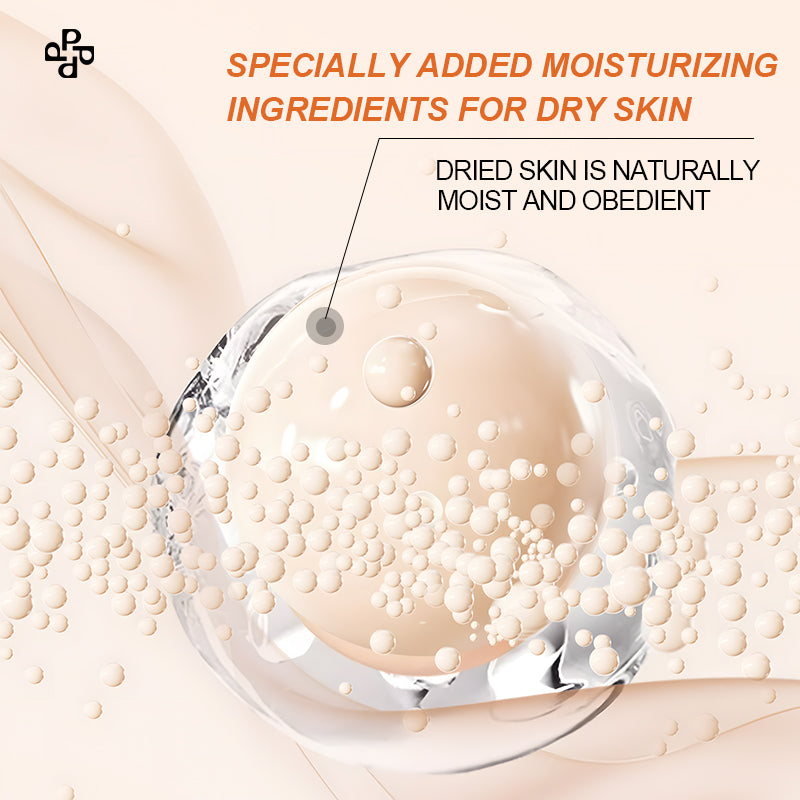PORCOPE Small Silver Cap Liquid Foundation Modifies Pores and Blemishes, is Not Easy to Remove Makeup, Brightens Combination Dry and Oily Skin, Fits well Without Makeup 1.2fl.oz/35ml