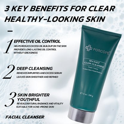 PORCOPE Whitening Skincare Set Cleanses Oil Control Cleanser Moisturizes Toner Brightening Serum