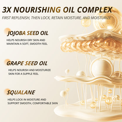 PORCOPE Dual-Phase Essence Oil for Stretch Marks, Pregnancy-Safe Body Lotion for Moms-to-Be and Women Trying to Conceive, Nourishing Body Care for Sensitive Skin