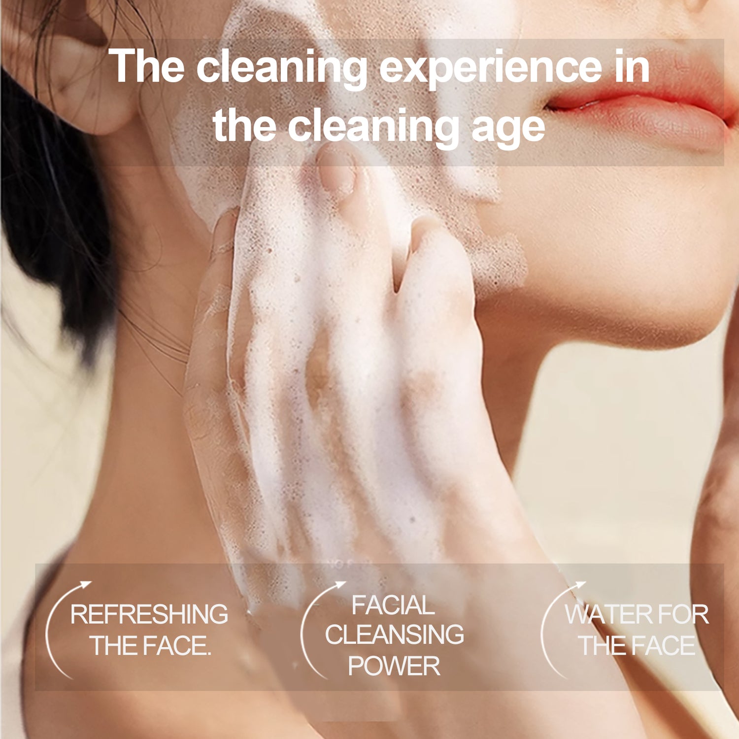 PORCOPE·Facial cleanser oil control cleansing grease soft skin refreshing time sea salt cleanser