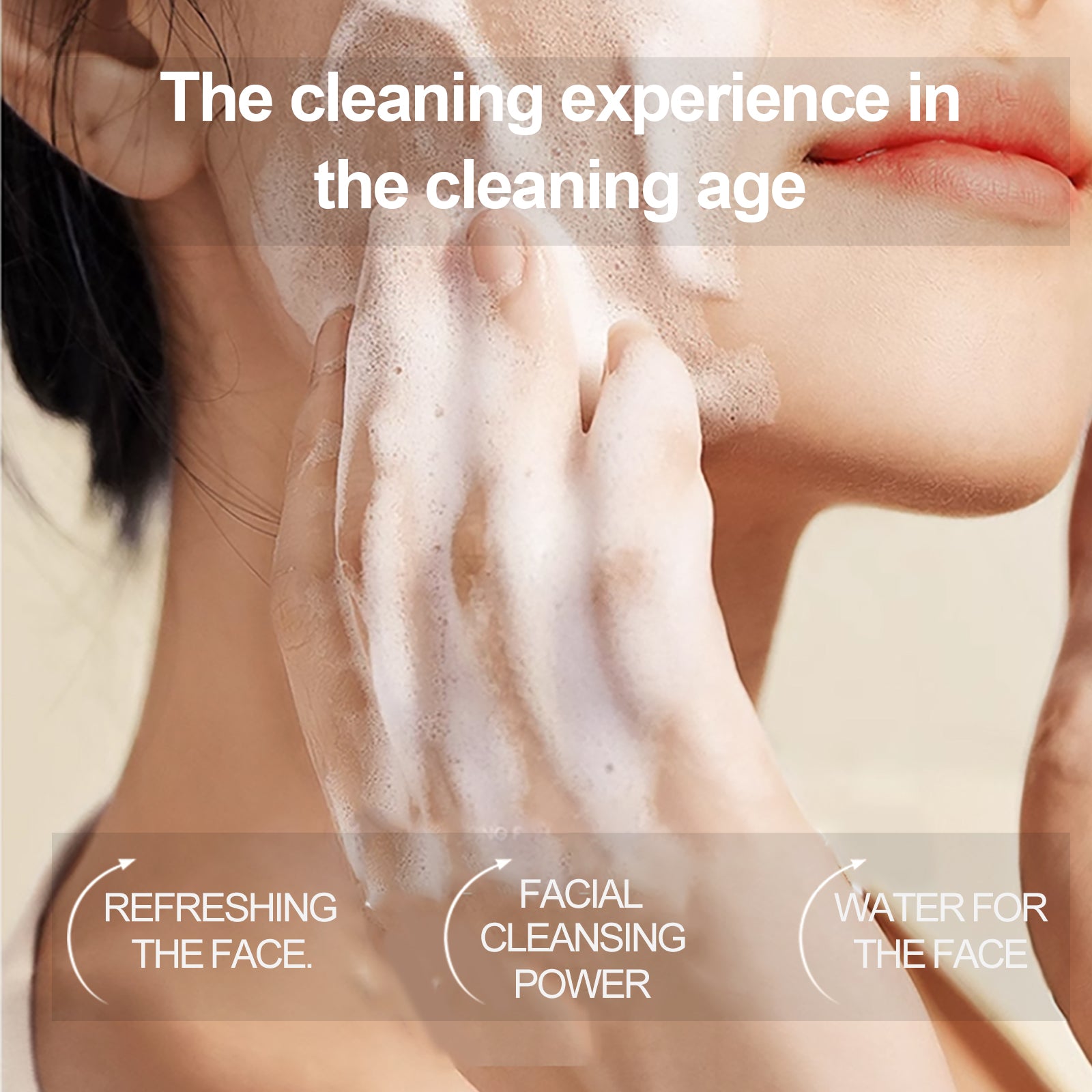 PORCOPE·Facial cleanser oil control cleansing grease soft skin refreshing time sea salt cleanser