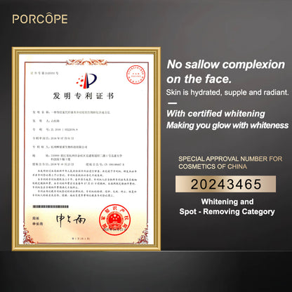 PORCOPE Niacinamide Brighten Moisturizing Sheet Mask-28gx5 EA, Improve Dryness and Roughness,Moisturize,Brighten