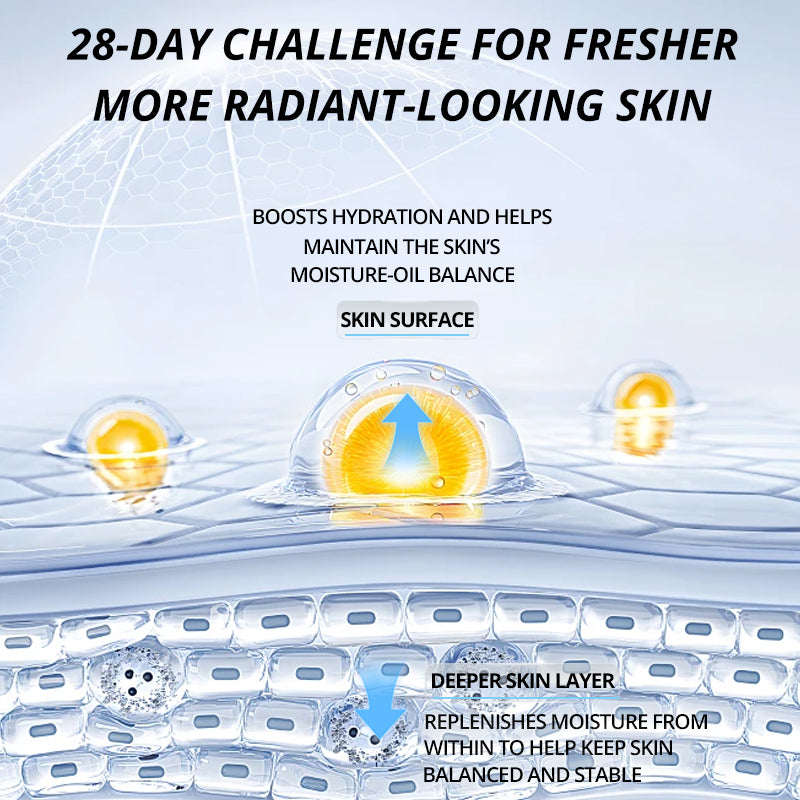 PORCOPR Hydrating Skincare Set Oil-Control Cleanser, Moisturizing Toner &amp; Deep Hydration Cream