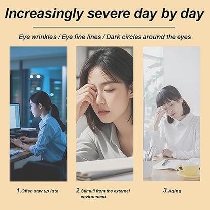 PORCOPE Caffeine Dark Circle Eye Cream - Contains Hyaluronic Acid &amp; Niacinamide Under to Brighten Eye Area, Reduce Dark Circles &amp; Smooth Wrinkles - Caffeine Eyes Serum 0.5 fl oz