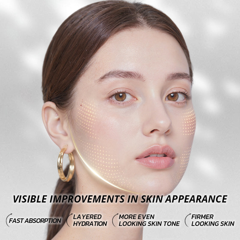 PORCOPE 4-Step Skincare Set Fine Line Care Hydration Cleanser Toner Retinol Cream Eyecream