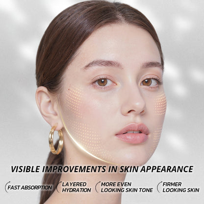 PORCOPE 4-Step Skincare Set Fine Line Care Hydration Cleanser Toner Retinol Cream Eyecream