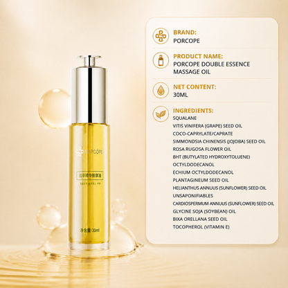 PORCOPE Dual-Phase Essence Oil for Stretch Marks, Pregnancy-Safe Body Lotion for Moms-to-Be and Women Trying to Conceive, Nourishing Body Care for Sensitive Skin